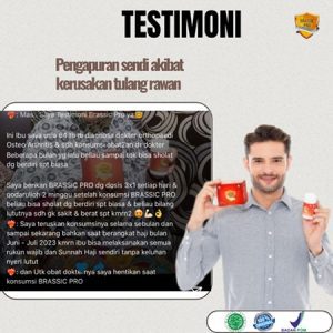 Testimoni Brassuc Pro 3: Testimoni Radang Sendi Lutut.