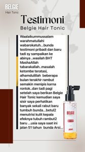 Testimoni Belgie Hair Tonic: Hair Tonic Penumbuh Rambut.