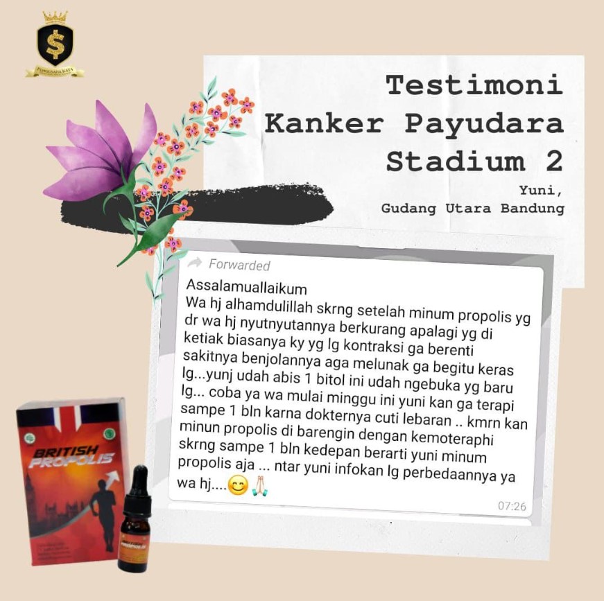 Testimoni penyembuhan kanker (2)