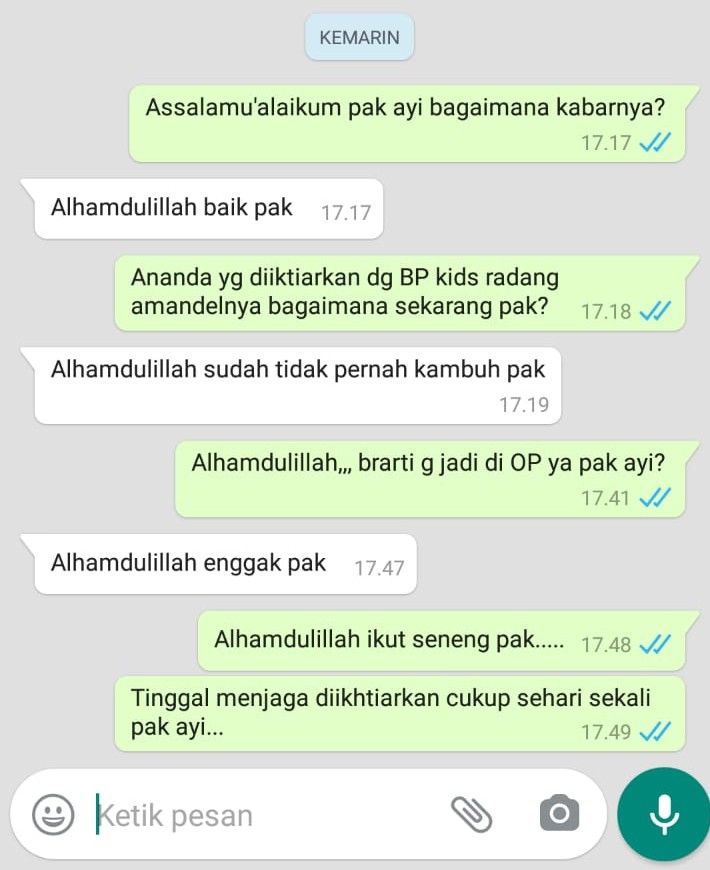 Testimoni Menyembuhkan amandel