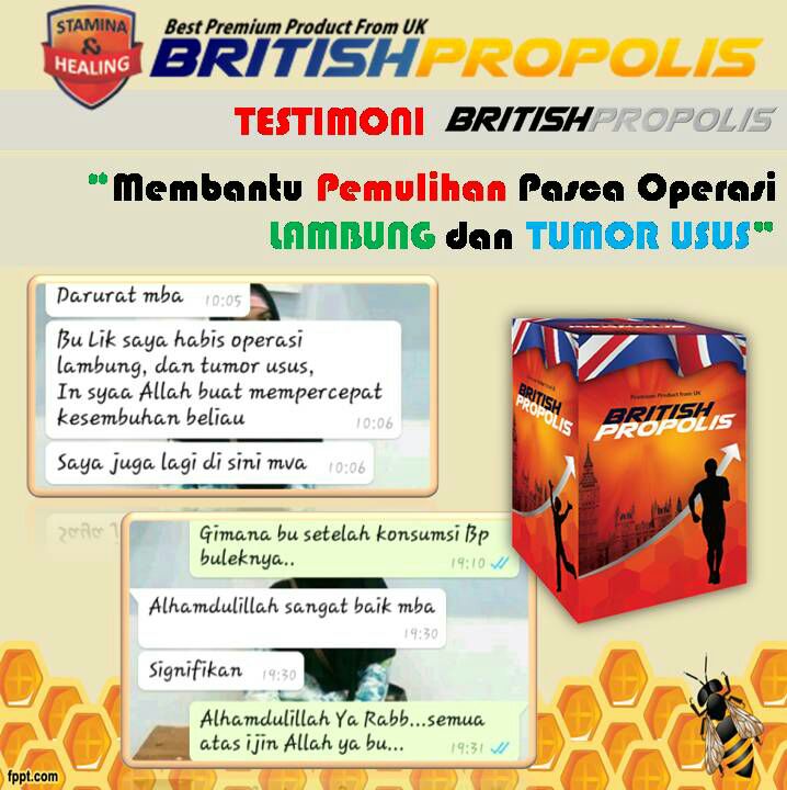 Testimoni obat setelah operasi dengan British Propolis (2)